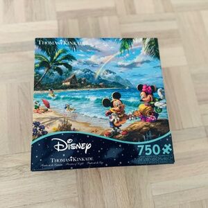Disney - Thomas Kinkade Mickey and Minnie in Hawaii, 750 Pc. Puzzle, Brand New!